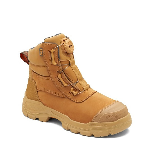 Blundstone 9020 Unisex Rotoflex Max BOA Safety Boots - Wheat - Angled View