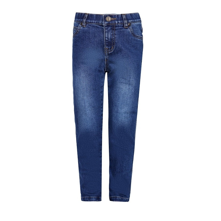 Ritemate RMPC057 Kids Stretch Denim Jeans - Blue - Front View