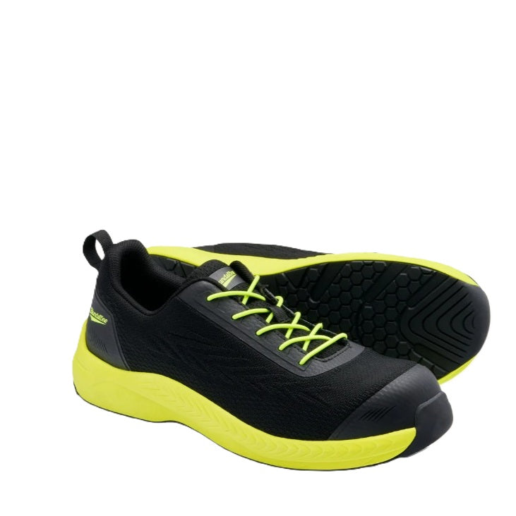 Blundstone 842 Black & Yellow Anti-Static Mens Safety Jogger Composite Toe Cap - Angled View