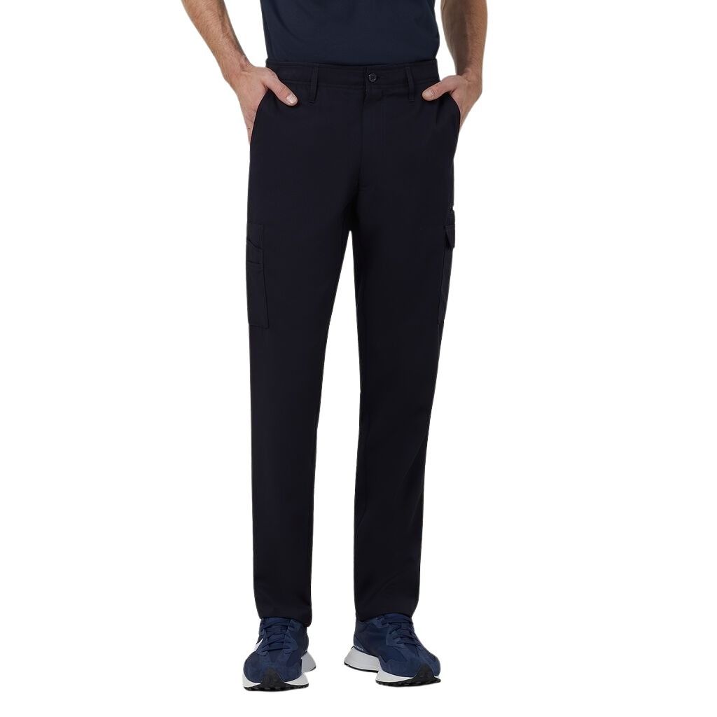 NNT CATCKH P/V Gaberdine Flex Waist Slim Leg Mens Cargo Pant - Navy - Front View