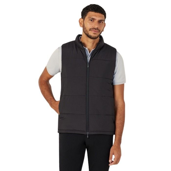 NNT CATF2S Puffer Vest - Black - Front View