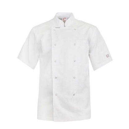 Chefscraft CJ040 DISCONTINUED Executive Chef Jacket S/S Jacket with Studs
