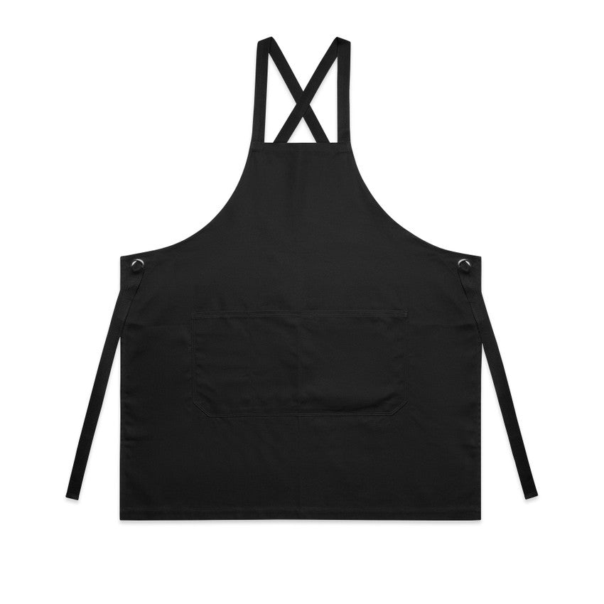 AS Colour 1082 Carrie Apron - Black - Front View