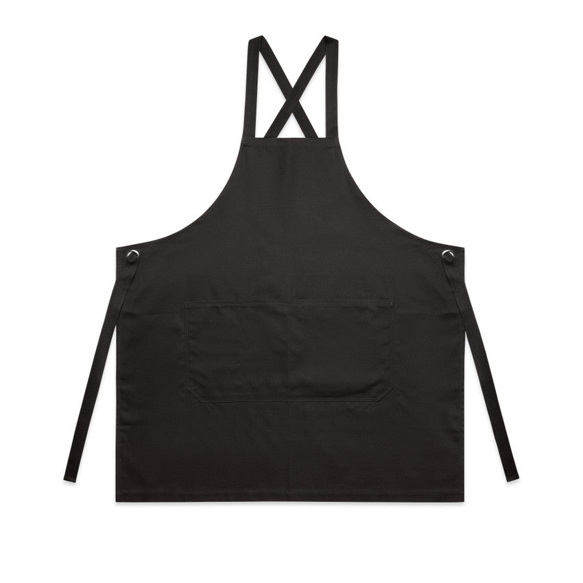 AS Colour 1082 Carrie Apron - Coal - Front View