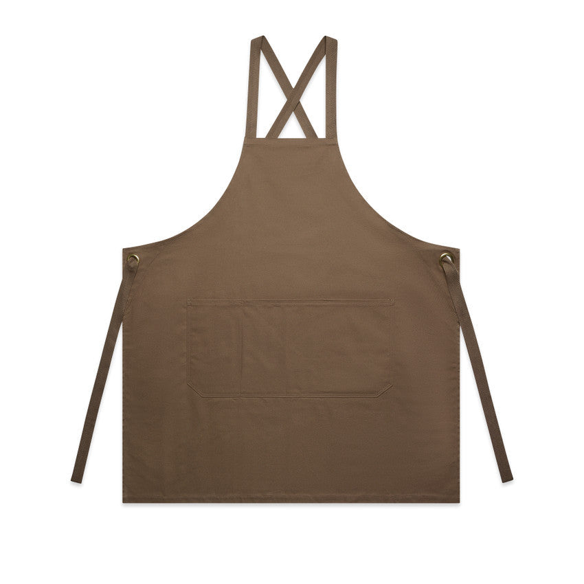 AS Colour 1082 Carrie Apron - Walnut - Front View