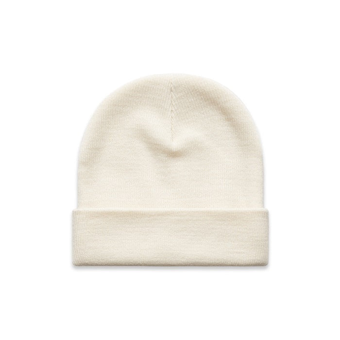 AS Colour 1107 Cuff Beanie - Ecru - Front View