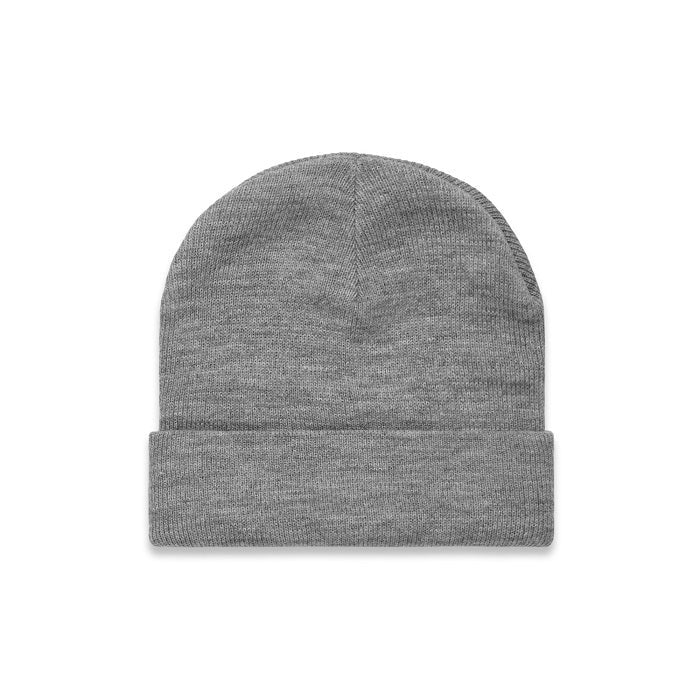 AS Colour 1107 Cuff Beanie - Grey Marle - Front View
