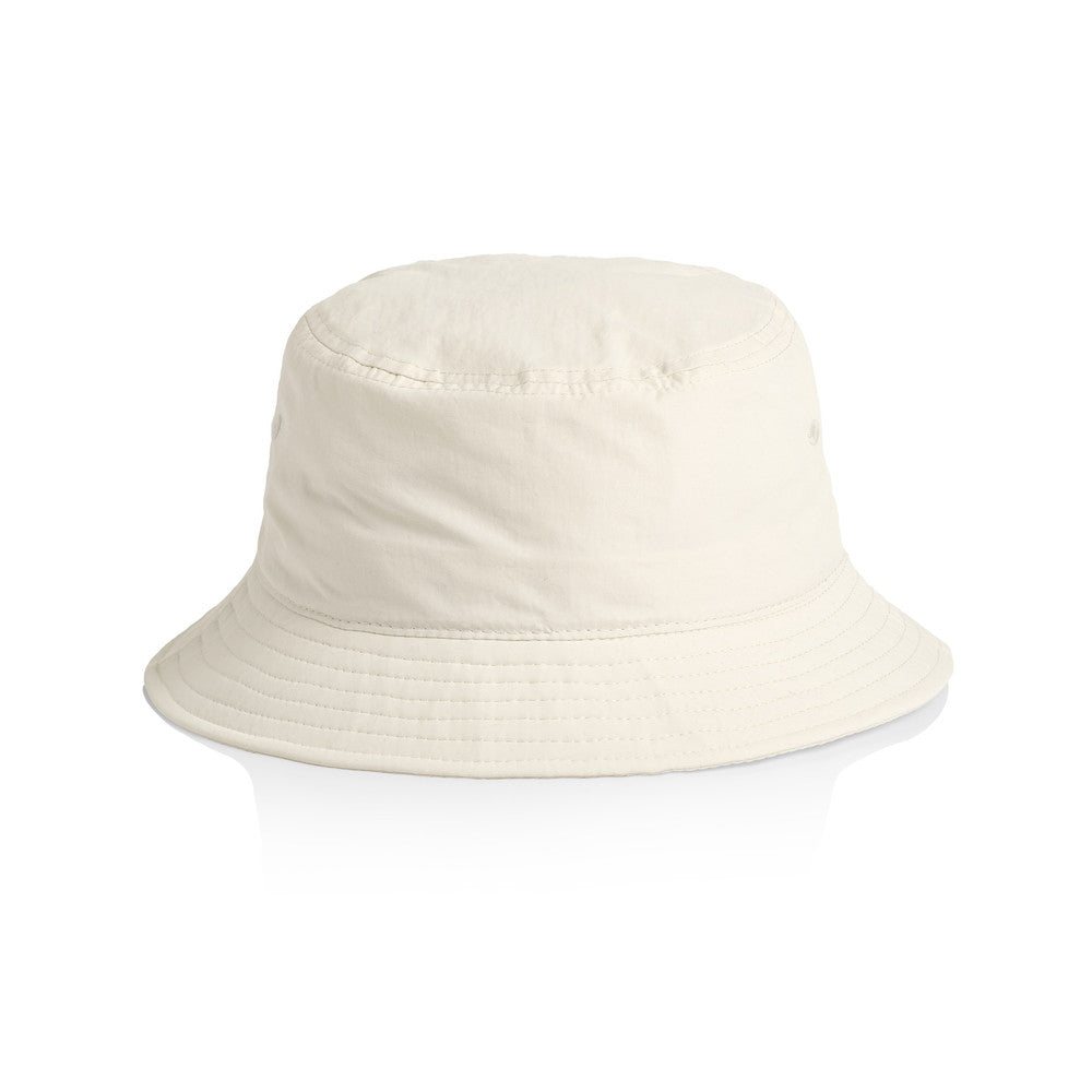 AS Colour 1171 Nylon Bucket Hat - Ecru - Front View