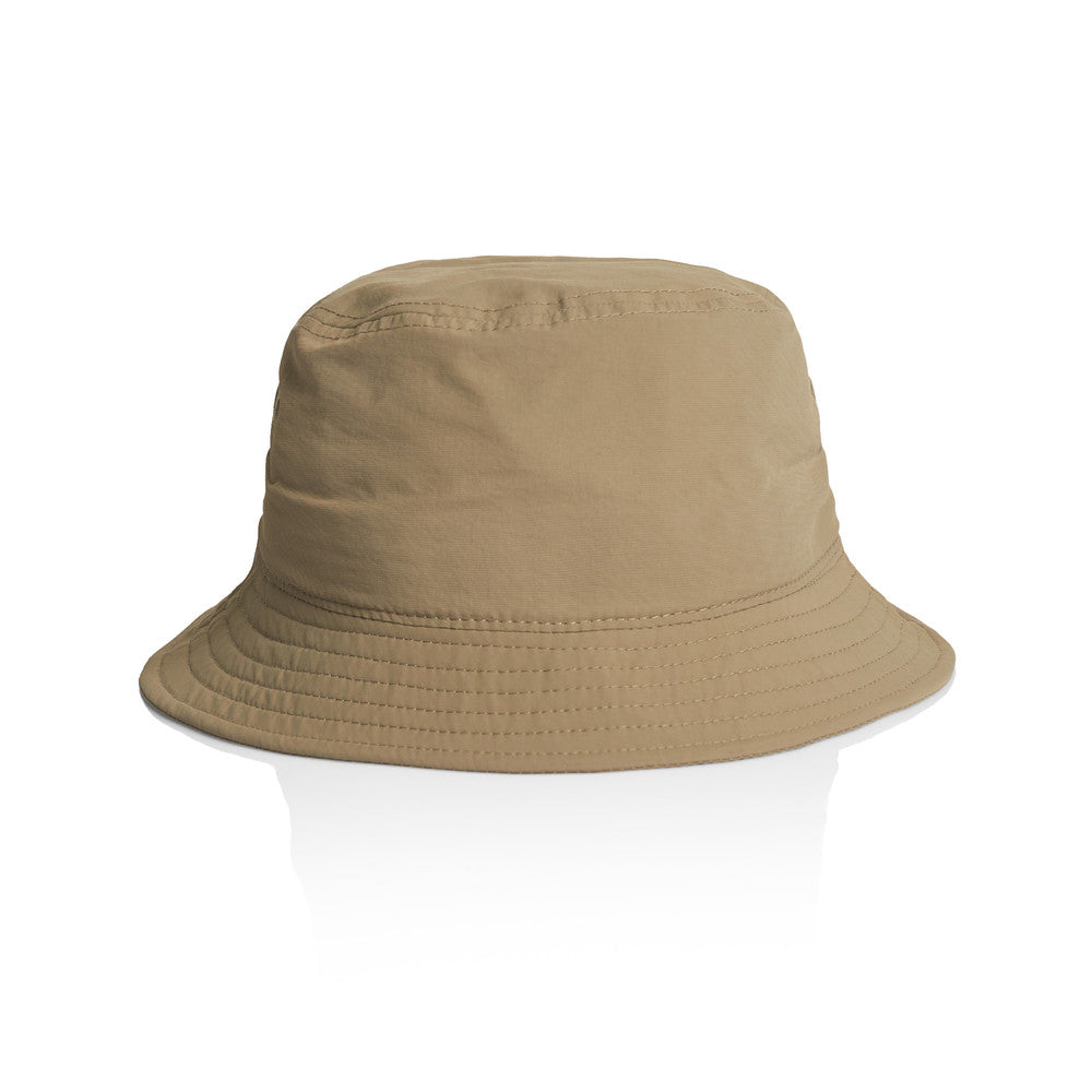 AS Colour 1171 Nylon Bucket Hat - Sand - Front View