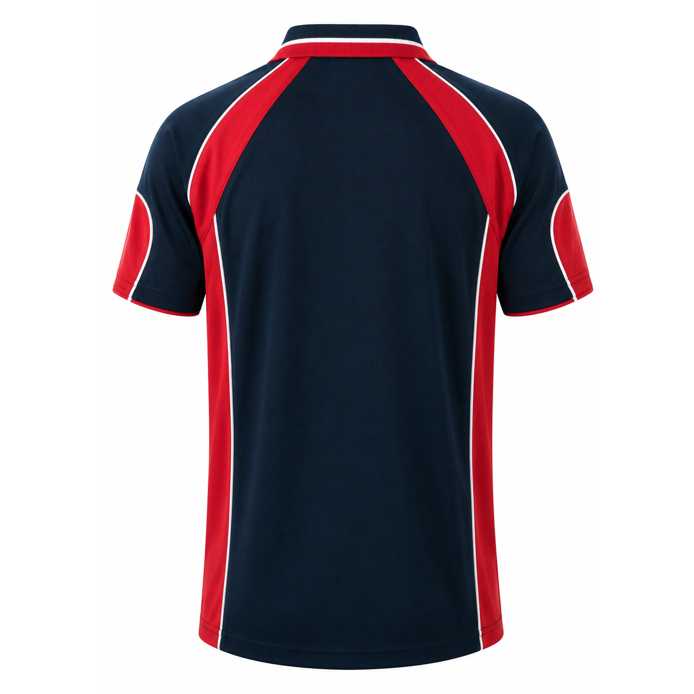Aussie Pacific N1300 Murray Mens Polo - Navy/Red - Back View