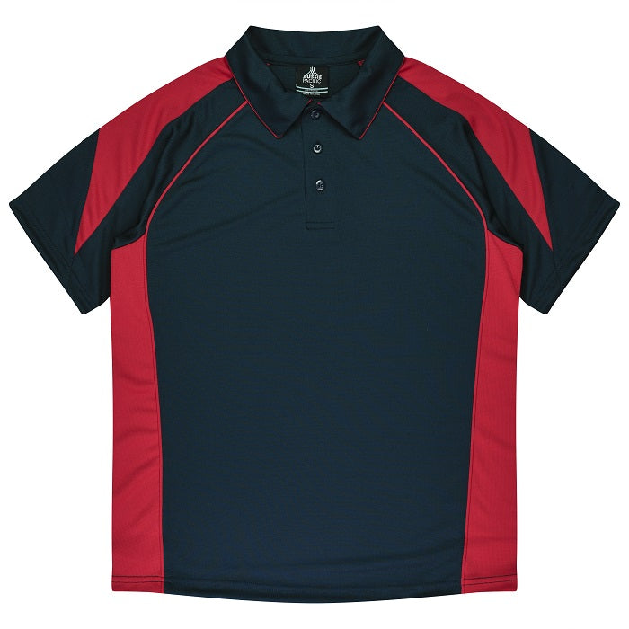Aussie Pacific N1301 Premier Mens Polo Navy/Red