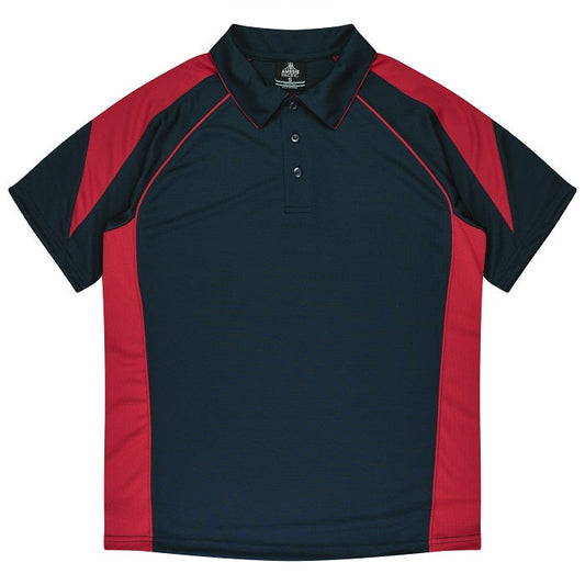 Aussie Pacific N1301 Premier Mens Polo Navy/Red