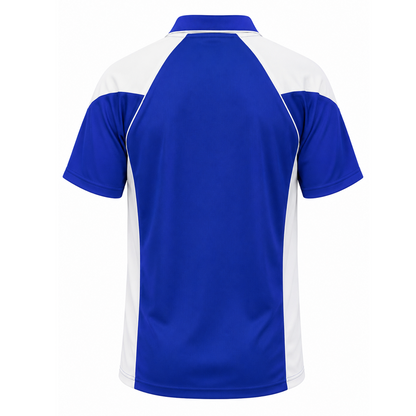Aussie Pacific N1301 Premier Mens Polo - Royal Blue/White - Back View