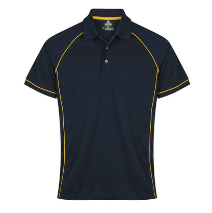 Aussie Pacific N1310 Endeavour Mens Polo Pacific Navy/Gold