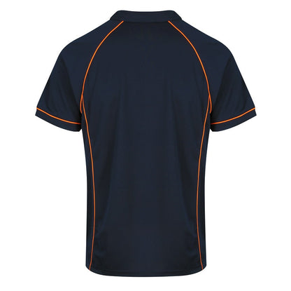 Aussie Pacific N1310 Endeavour Mens Polo Pacific Navy/Orange