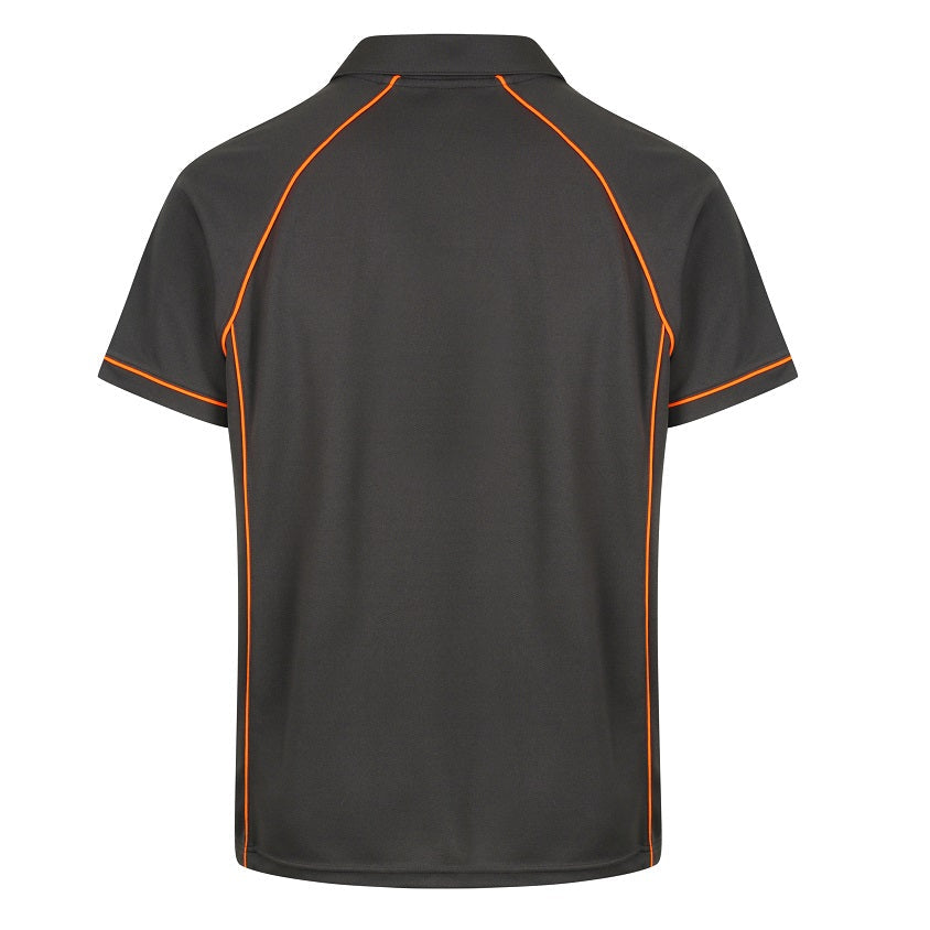 Aussie Pacific N1310 Endeavour Mens Polo Pacific Slate/Orange