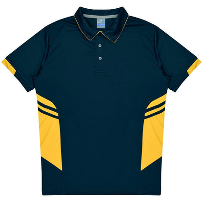 Aussie Pacific N1311 Tasman Mens Polo Navy/Gold