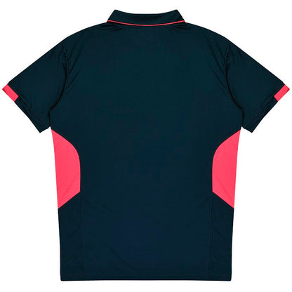 Aussie Pacific N1311 Tasman Mens Polo Navy/Neon Pink