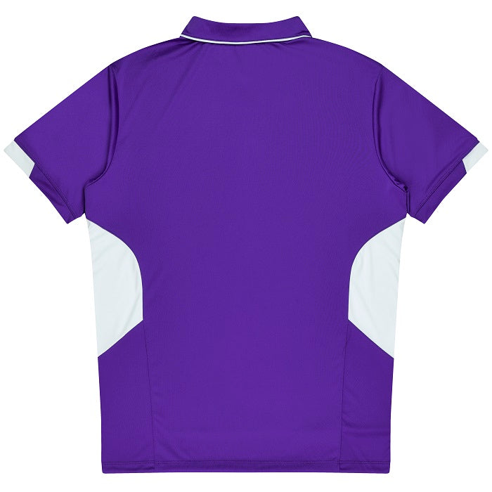 Aussie Pacific N1311 Tasman Mens Polo Purple/White