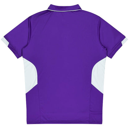 Aussie Pacific N1311 Tasman Mens Polo Purple/White