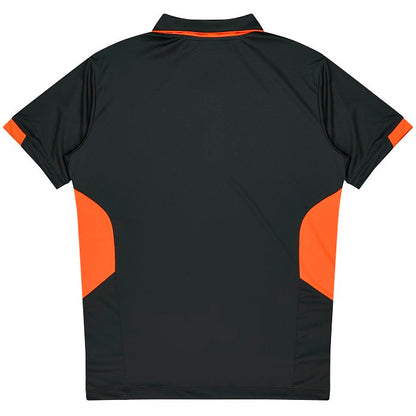 Aussie Pacific N1311 Tasman Mens Polo Slate/Neon Orange