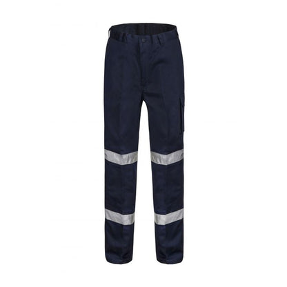 Navy blue Workcraft WP3065 DISCONTINUED Mid Weight Cargo Pants 3M Tape