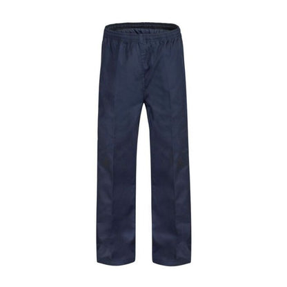 Workcraft WP3012 Food Industry Unisex Elastic Drawstring Pants - Navy - Front view