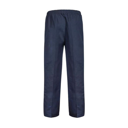 Workcraft WP3012 Food Industry Unisex Elastic Drawstring Pants - Navy - Back view