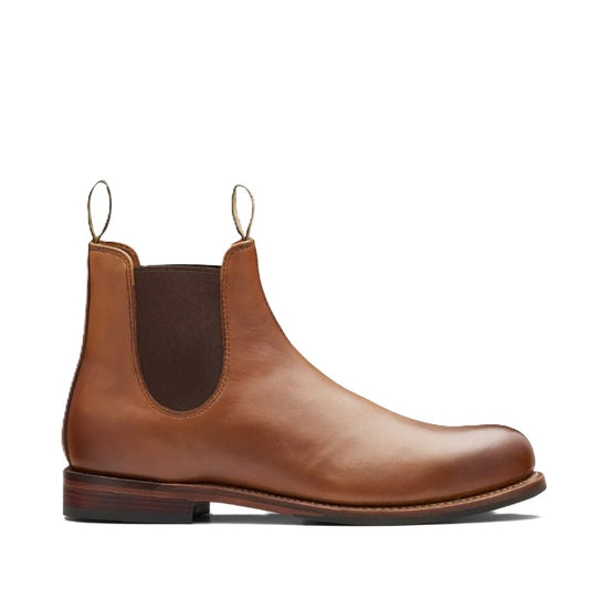 Tan Brown Chelsea Blundstone 158 Heritage Chestnut Full Grain Leather Elastic Side Boots