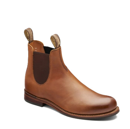 Blundstone 158 Heritage Chestnut Full Grain Leather Elastic Side Boots