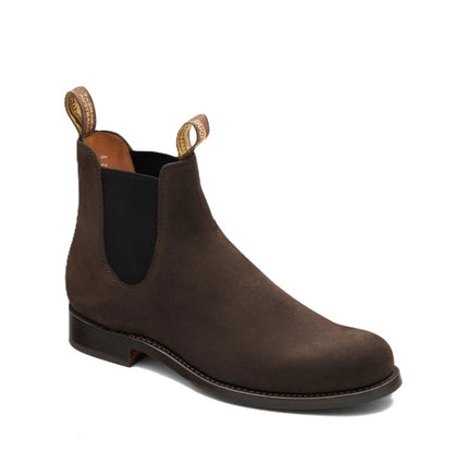 Blundstone 159 Heritage Chocolate Nubuck Leather Elastic Side Boots