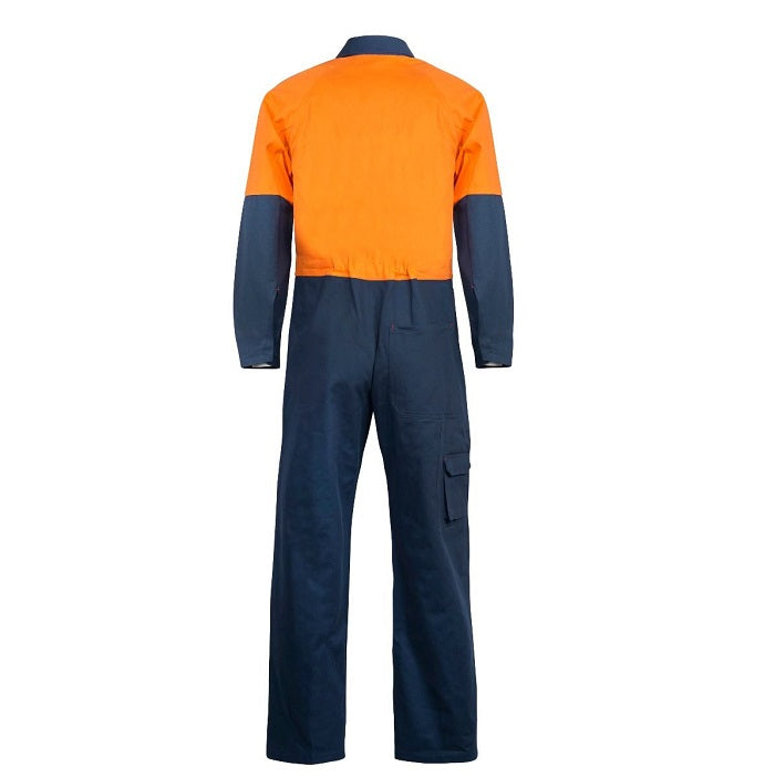 Workcraft WC3051 HiVis Two Tone Cotton Drill Overalls