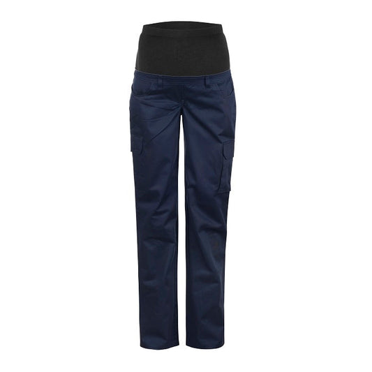 Workcraft WPL081 DISCONTINUED Maternity Cargo Cotton Drill Trouser