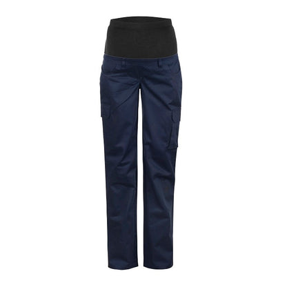 Workcraft WPL081 DISCONTINUED Maternity Cargo Cotton Drill Trouser