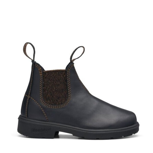 Blundstone 1992 DISCONTINUED Kids Chelsea Boots & Gold Glitter