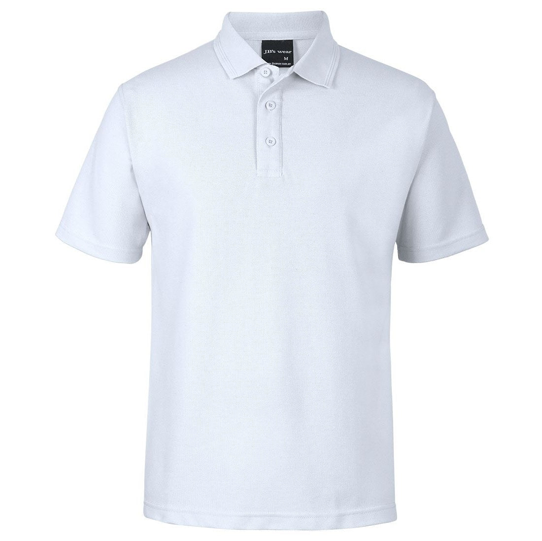 JBs Wear 210 The Signature Polo - White - Front View