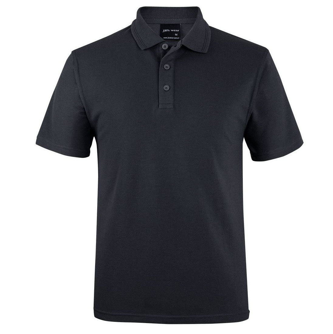 JBs Wear 210 The Signature Polo - Black - Front View