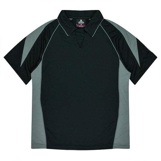 Aussie Pacific N2301 Premier Ladies Polo Black/Ashe