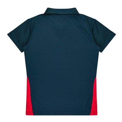 Aussie Pacific N2305 Paterson Ladies Polo Pacific White/Navy