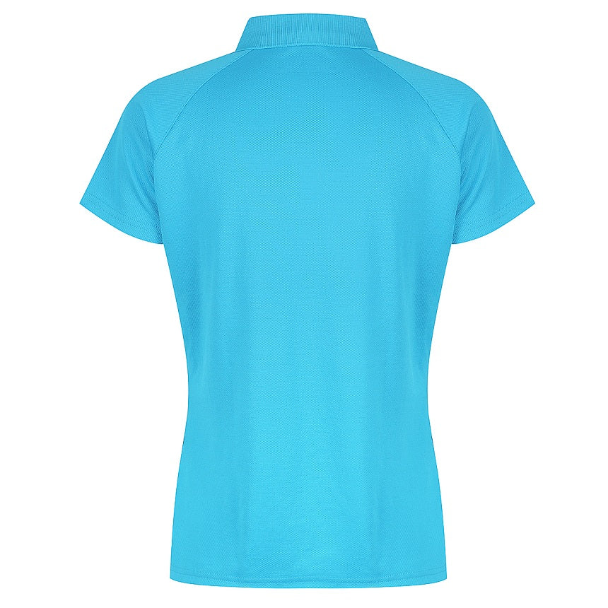 Aussie Pacific N2306 Keira Ladies Polo -Red Colour - Back View