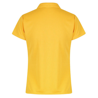 Aussie Pacific N2307 Botany Ladies Polo colour Gold - back view