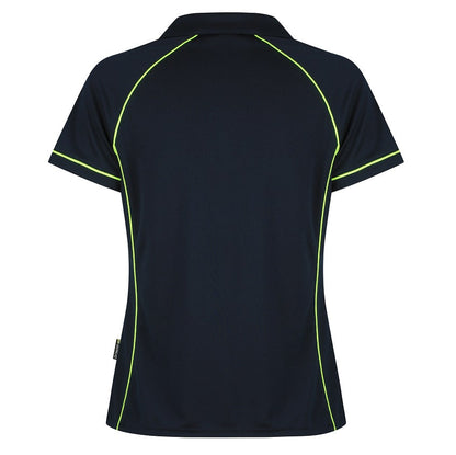 Aussie Pacific N2310 Endeavour Ladies Polo Navy/Green