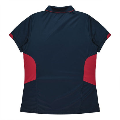 Aussie Pacific N2311 Tasman Ladies Polo Navy/Red