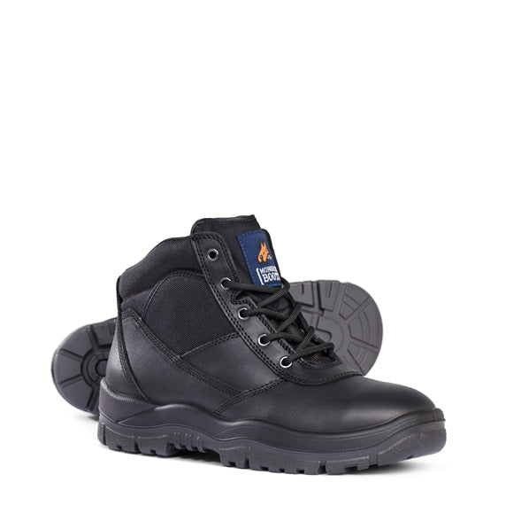 Mongrel 260020 DISCONTINUED Black Lace Up Safety Boot