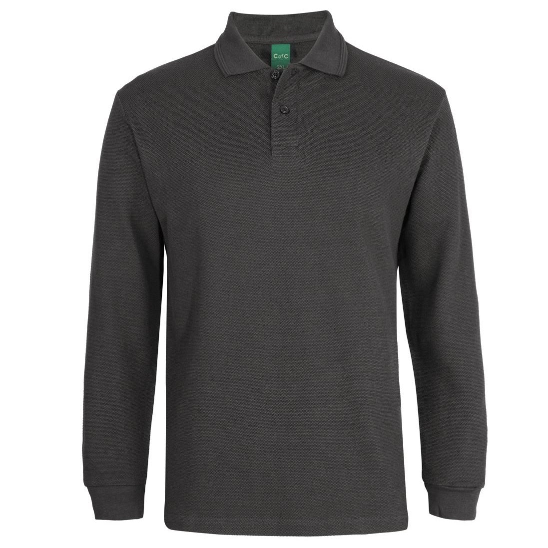 JB’s Wear 2PCL C of C L/S 320G Popcorn Cotton Polo