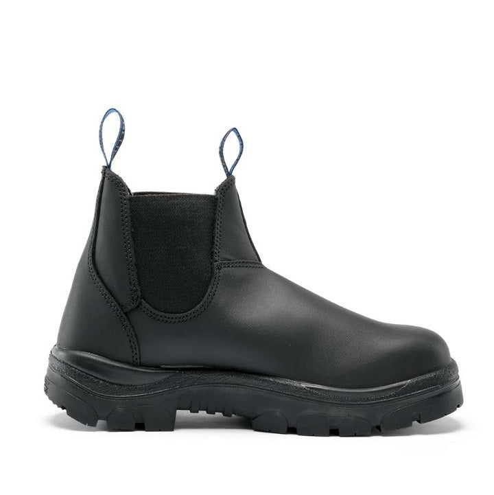 Steel Blue 310101 Hobart Non Safety Slip On Boots - Black - Side View