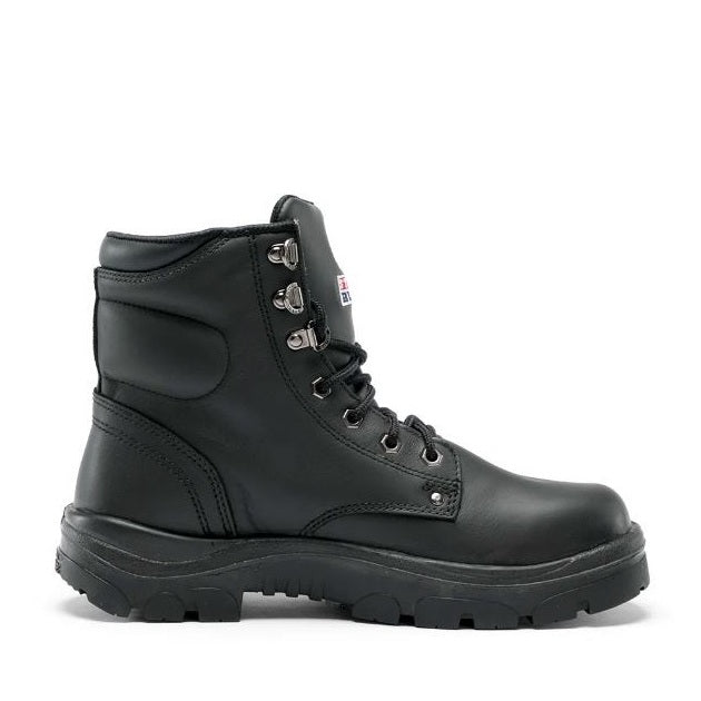 Steel Blue 312102 Argyle Safety Boots Lace Up - Black - Side View