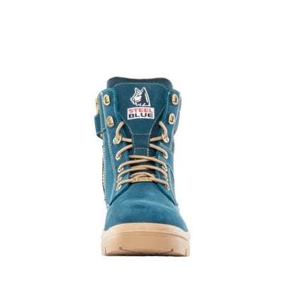 Steel Blue 312361 Southern Cross Zip Safety Boots Blue