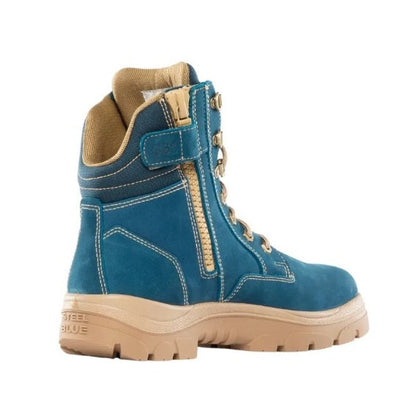 Steel Blue 312361 Southern Cross Zip Safety Boots Blue