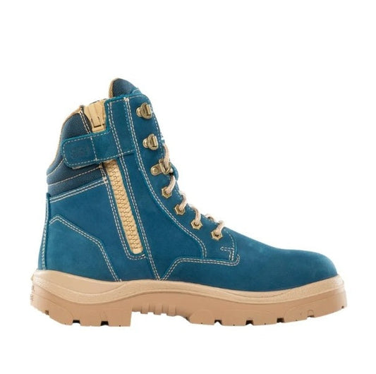 Steel Blue 312361 Southern Cross Zip Safety Boots Blue